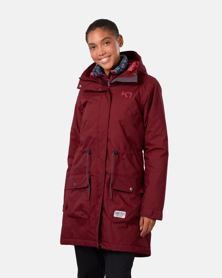 Kari Traa Women's Tesdal Parka Burgundy Red Kari Traa