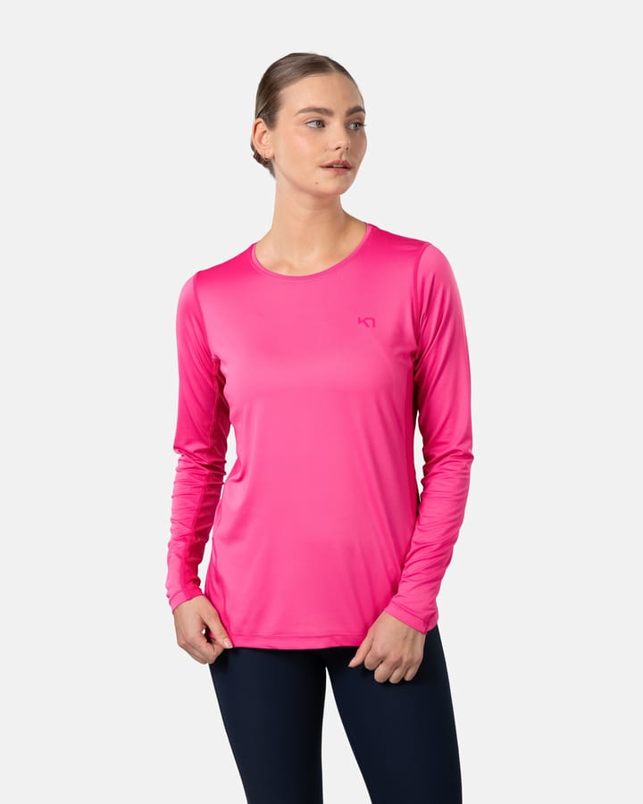 Kari Traa Women's Nora 2.0 Long Sleeve Bright Pink Kari Traa