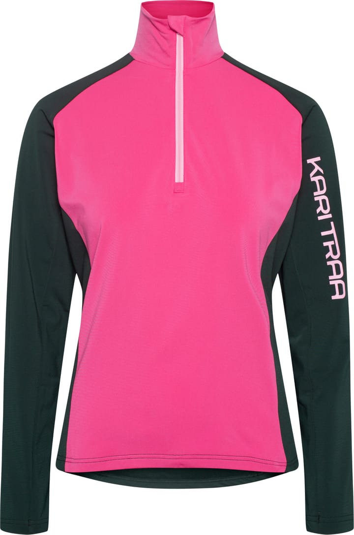 Kari Traa Women's Evelyn Ski Mid Layer Bright Pink Kari Traa