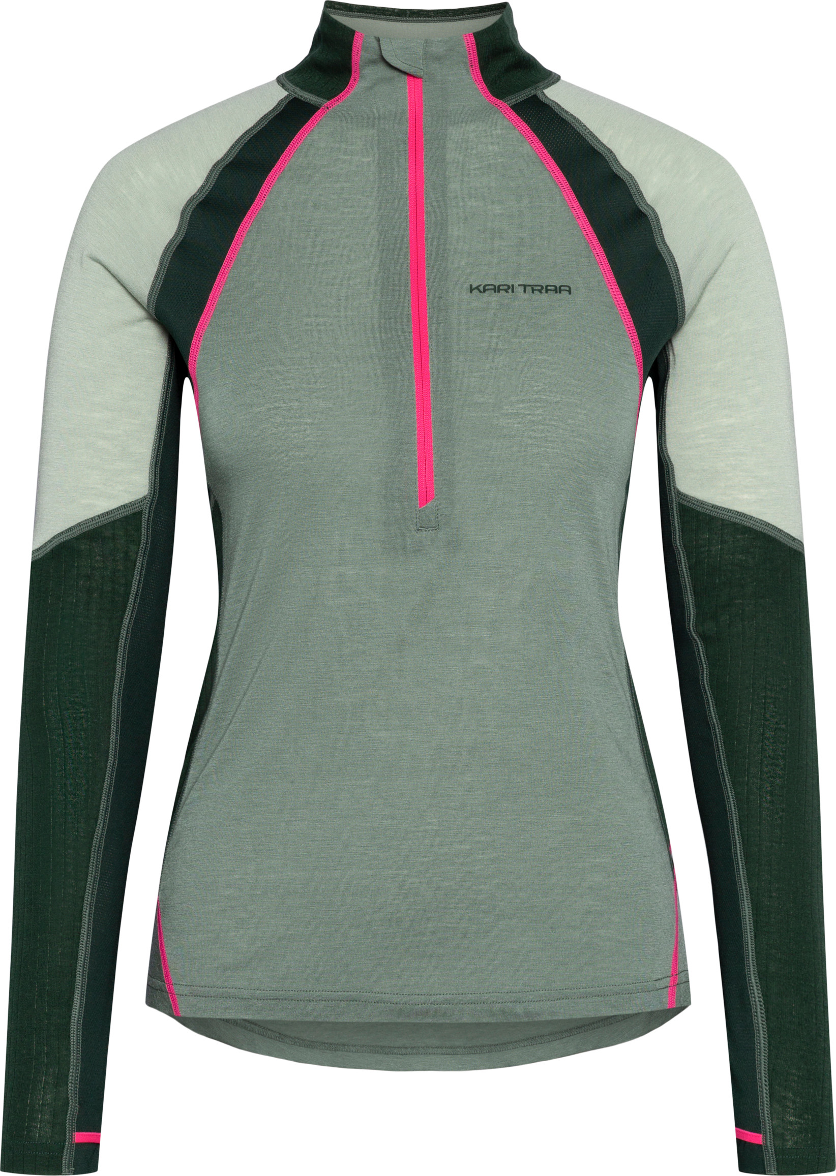 Kari Traa Women’s Alma Half Zip Dusty Midtone Green