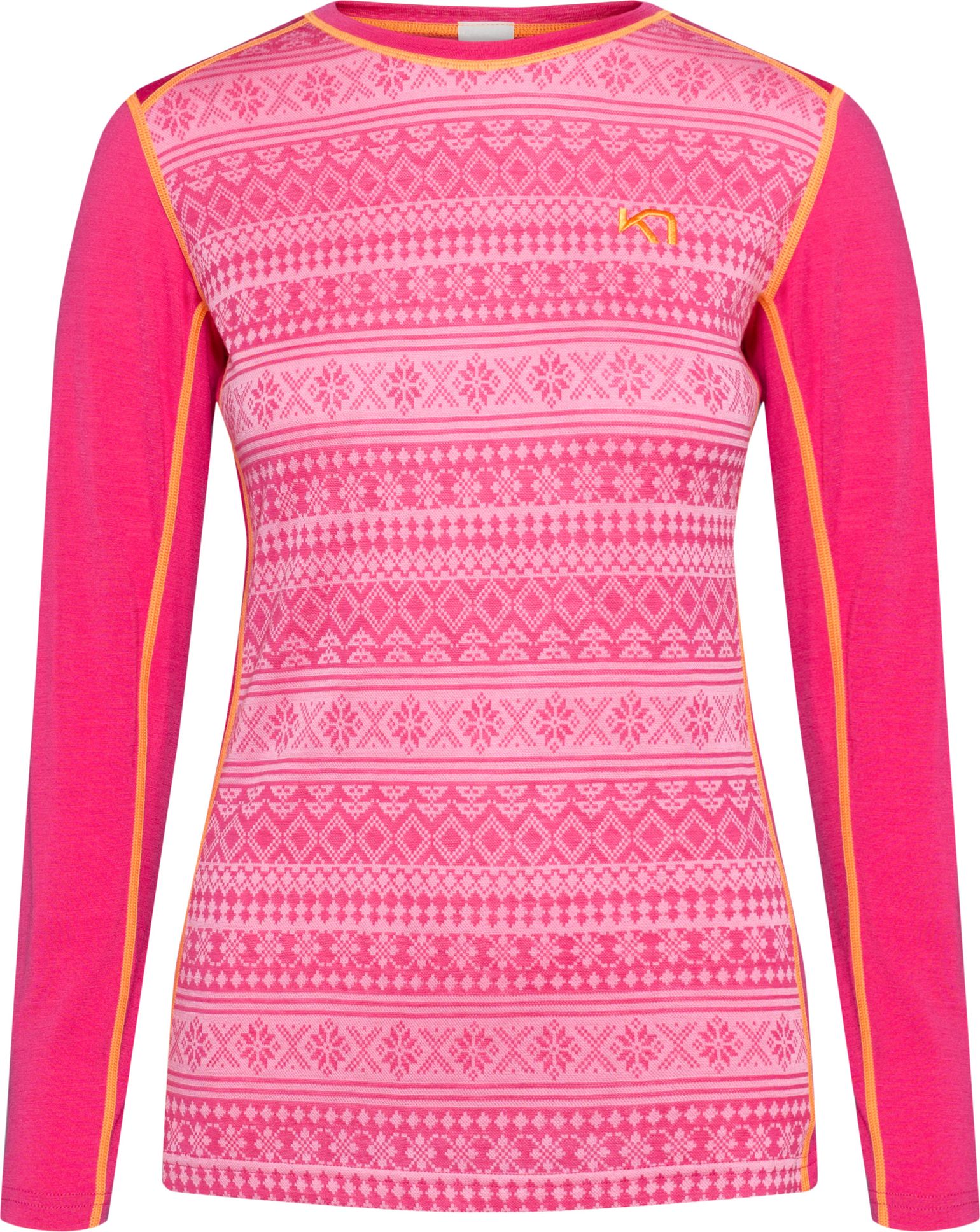 Kari Traa Women's Mina Long Sleeve Bright Pink