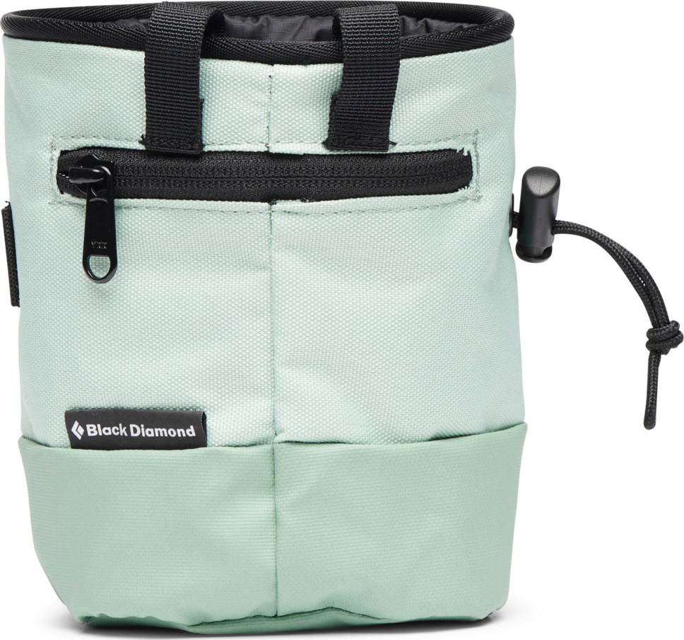 Black Diamond Mojo Zip Chalk Bag Foam Green