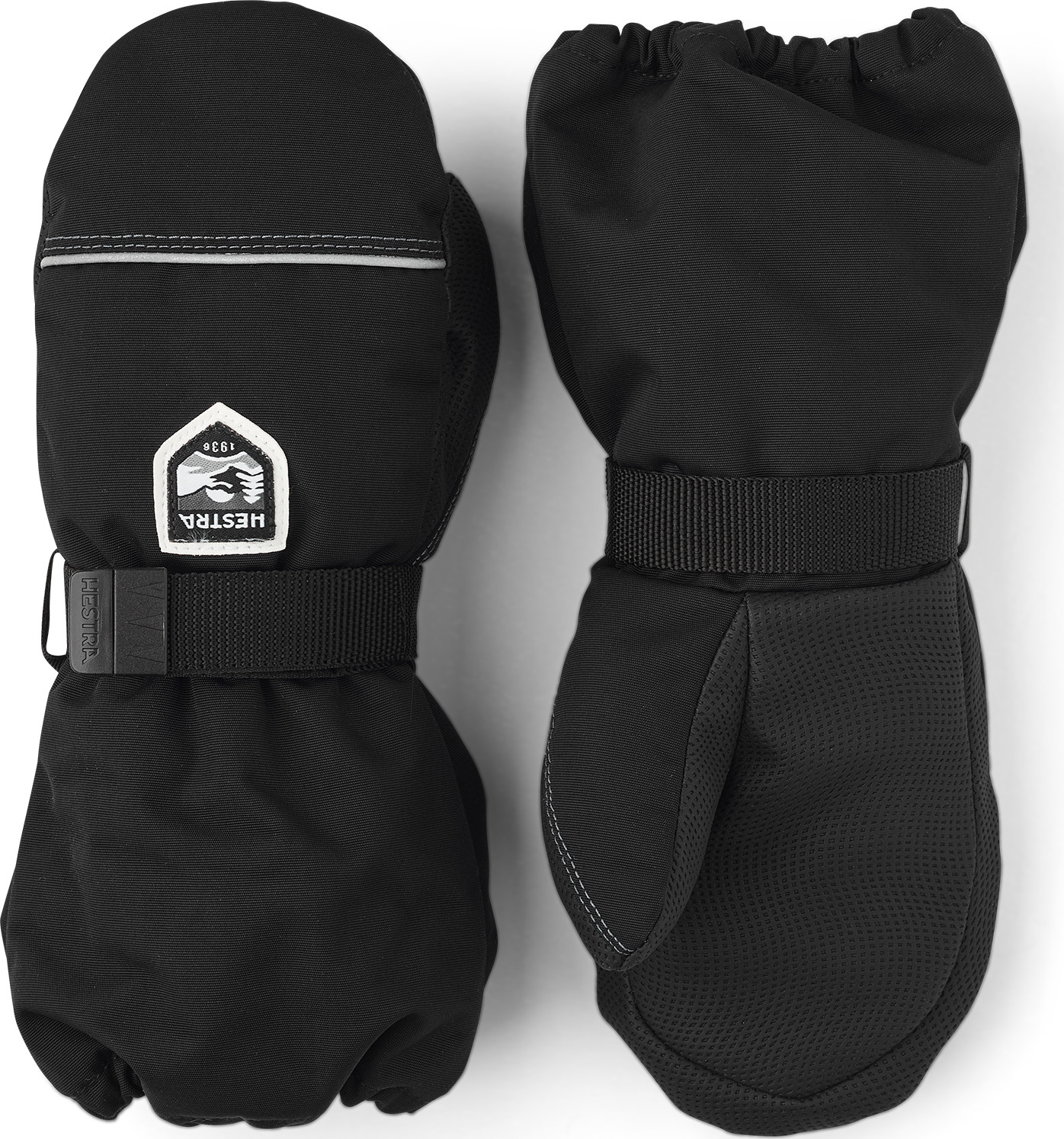 Hestra Kids’ Wool Terry – Mitt Black