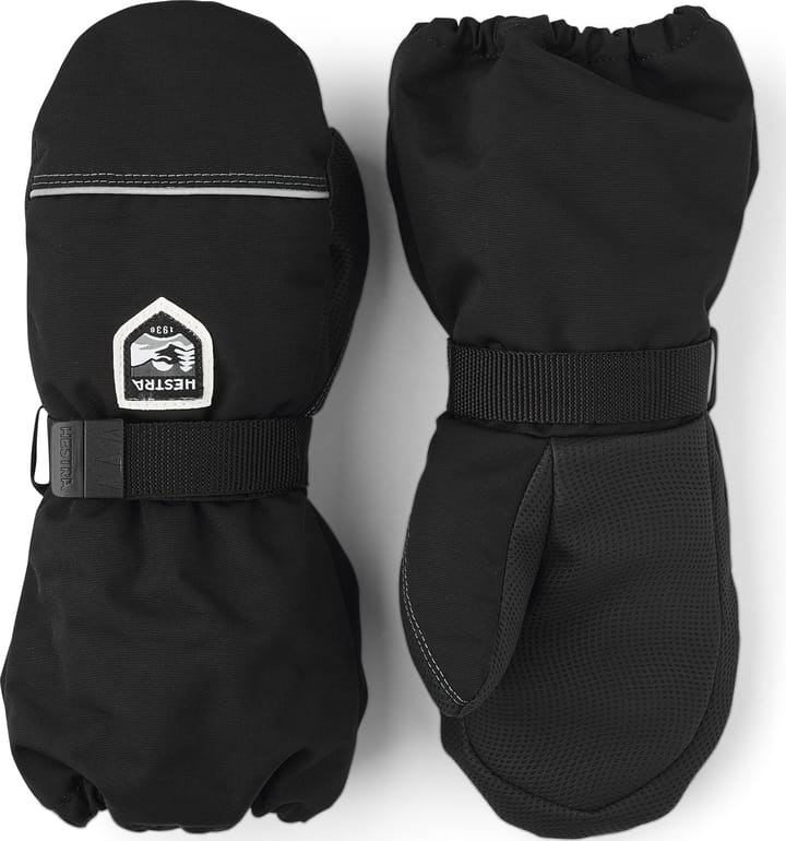 Hestra Kids' Wool Terry - Mitt Black Hestra