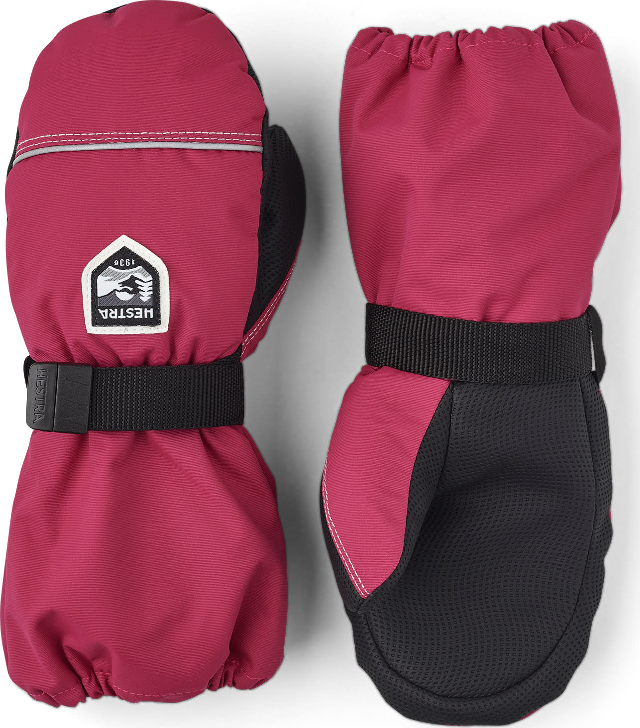 Hestra Kids’ Wool Terry – Mitt Fuchsia