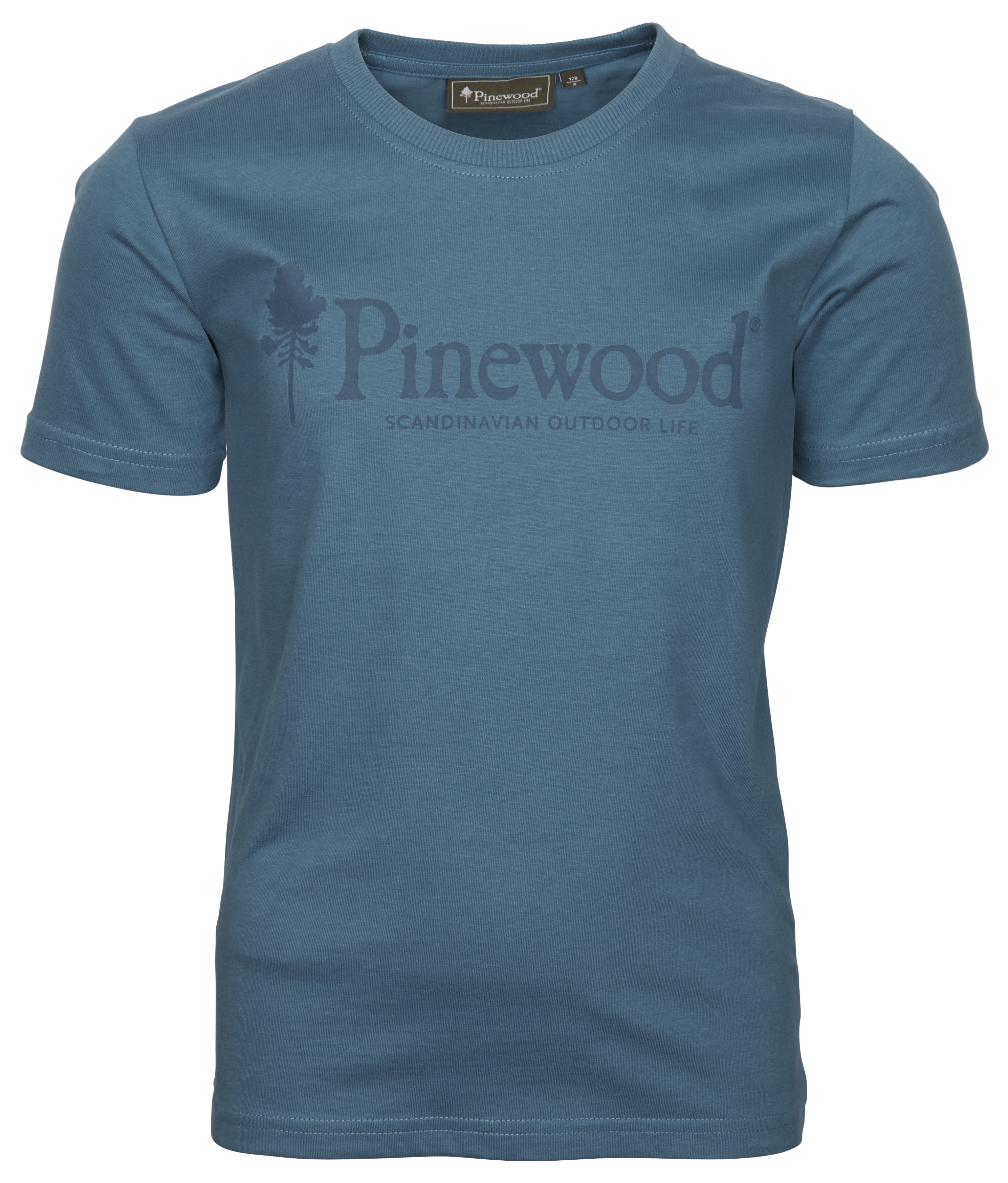 Pinewood Kids’ Outdoor Life T-Shirt Azur Blue