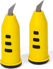 Swenor Roller Ski Tip With Impact 9.0 2-pack Yellow Swenor