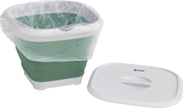 Outwell Collaps Bucket Square With Lid Shadow Green Outwell