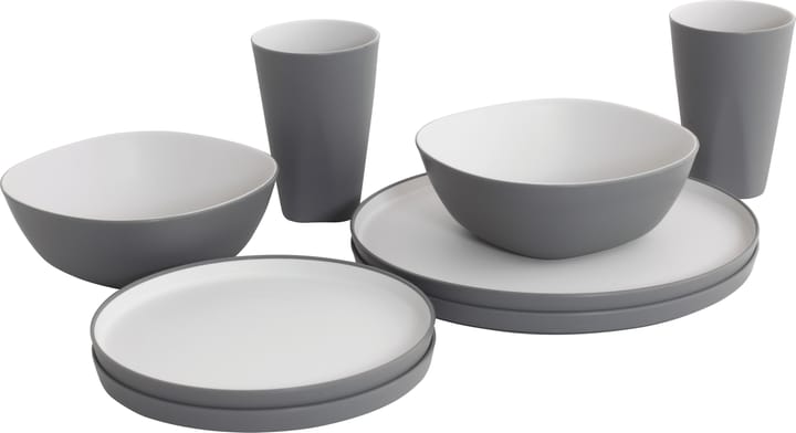 Outwell Gala 2 Person Dinner Set Grey Mist Outwell