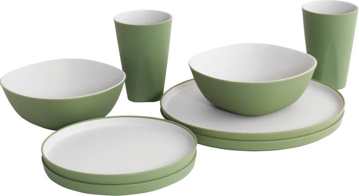 Outwell Gala 2 Person Dinner Set Shadow Green Outwell