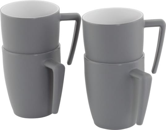 Outwell Gala 4 Person Mug Set Grey & Sand Outwell