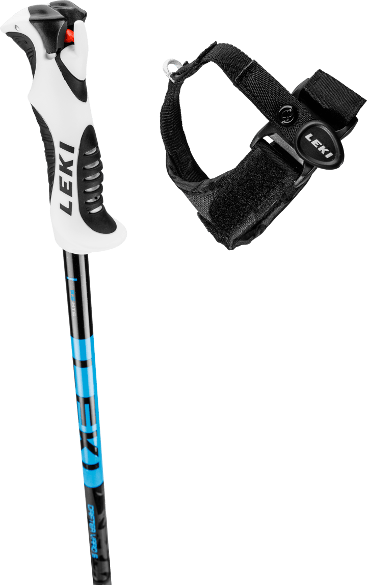 Leki Juniors' Drifter Vario S Black-Cyan/Dark Anthracite Leki