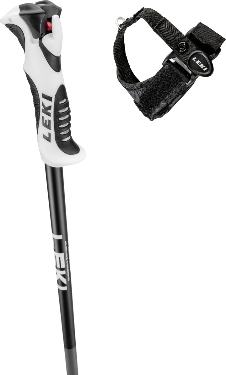 Leki Juniors' Bold Lite S  Dark Anthracite/Black-White Leki