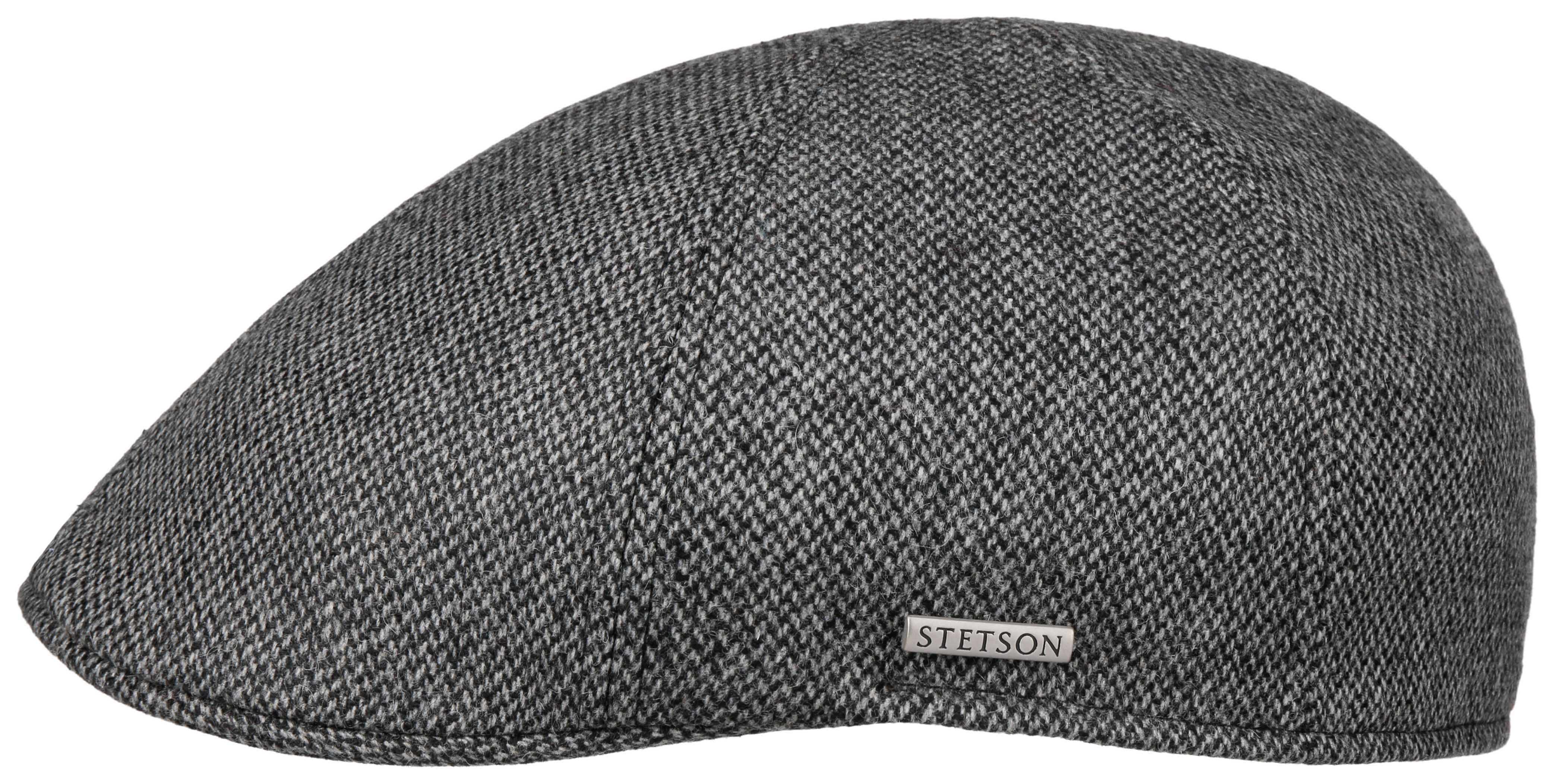 Stetson Men’s Texas Fine Herringbone Flat Cap Antracite