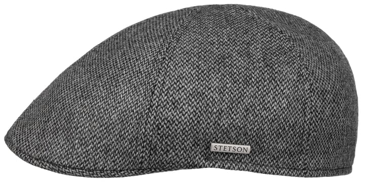 Stetson Men's Texas Fine Herringbone Flat Cap Antracite Stetson