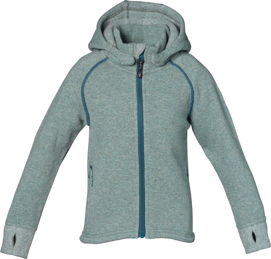 Isbjörn of Sweden Kids’ Shaun Hoodie Pinesilver