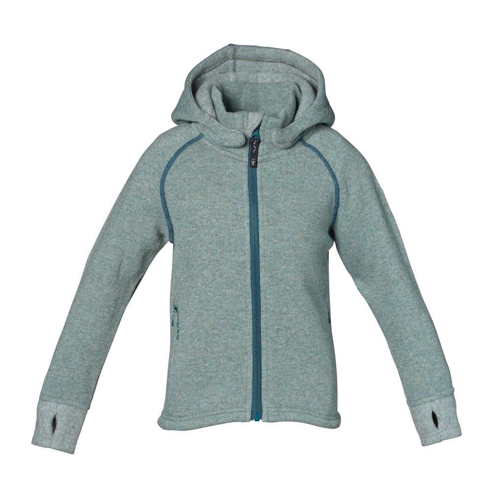 Isbjörn of Sweden Kids’ Shaun Hoodie Pinesilver