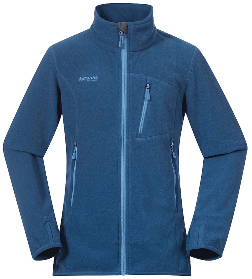 Bergans Juniors’ Runde Girl Jacket North Sea Blue