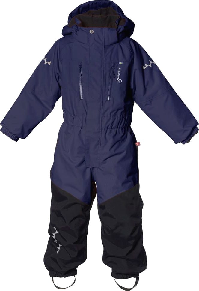 Isbjörn of Sweden Kids' Penguin Snowsuit Navy