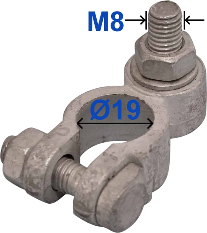 Raco Raco Polsko 19mm 1pk 8mm Bolt For Positiv Pol Raco