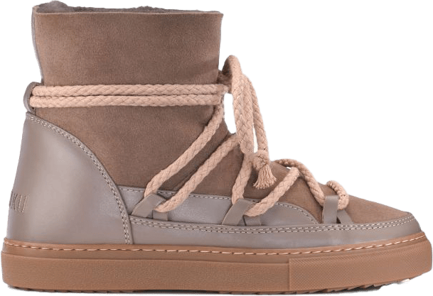 Inuikii Women's Classic Sneaker Taupe Inuikii