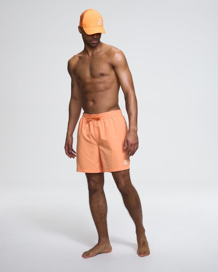 Bula Men's Tide Swim Trunks 17 Inch Apricot Bula