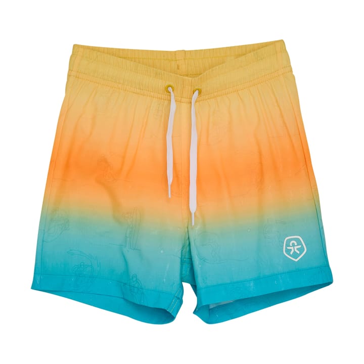 Color Kids Swim Shorts, Aop & Magic Orange Pop Color Kids