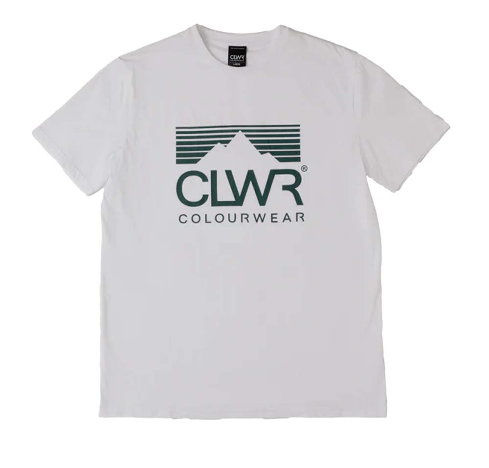 ColourWear Men’s Core Mountain Tee Bright White