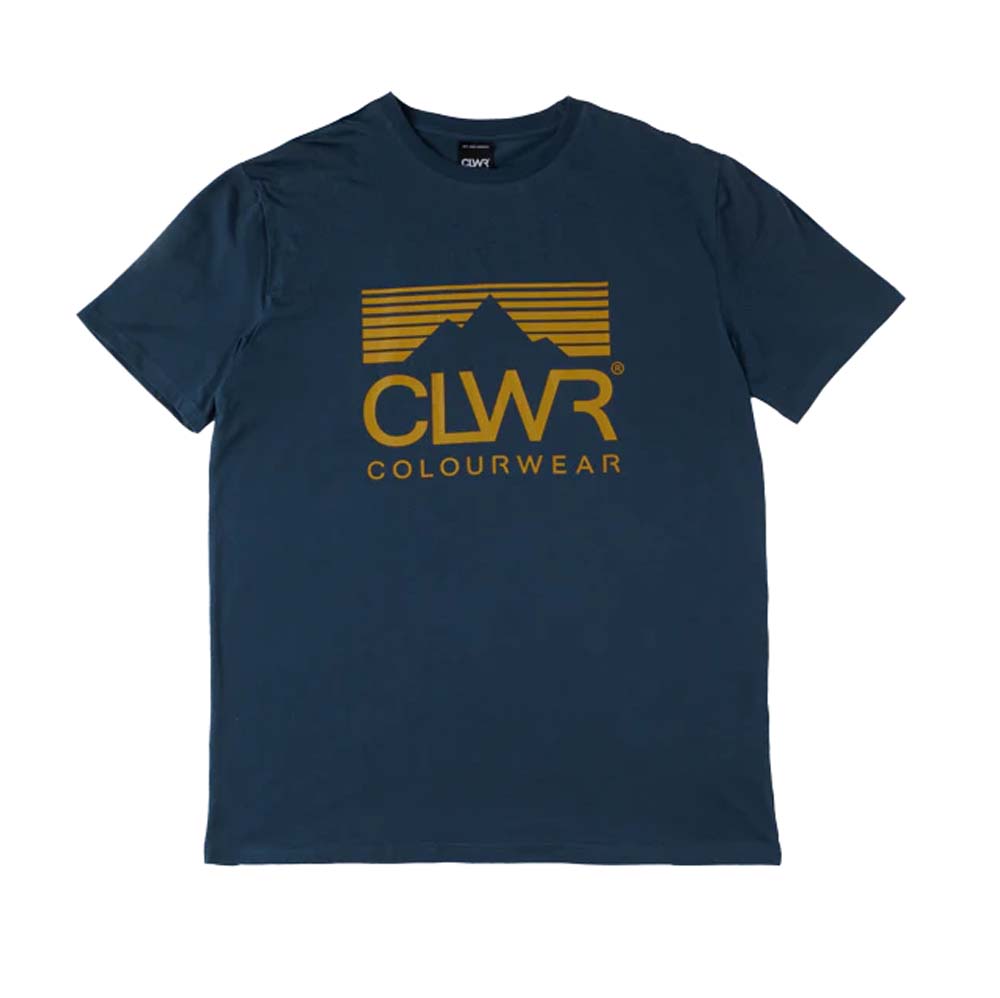 ColourWear Men’s Core Mountain Tee Blue