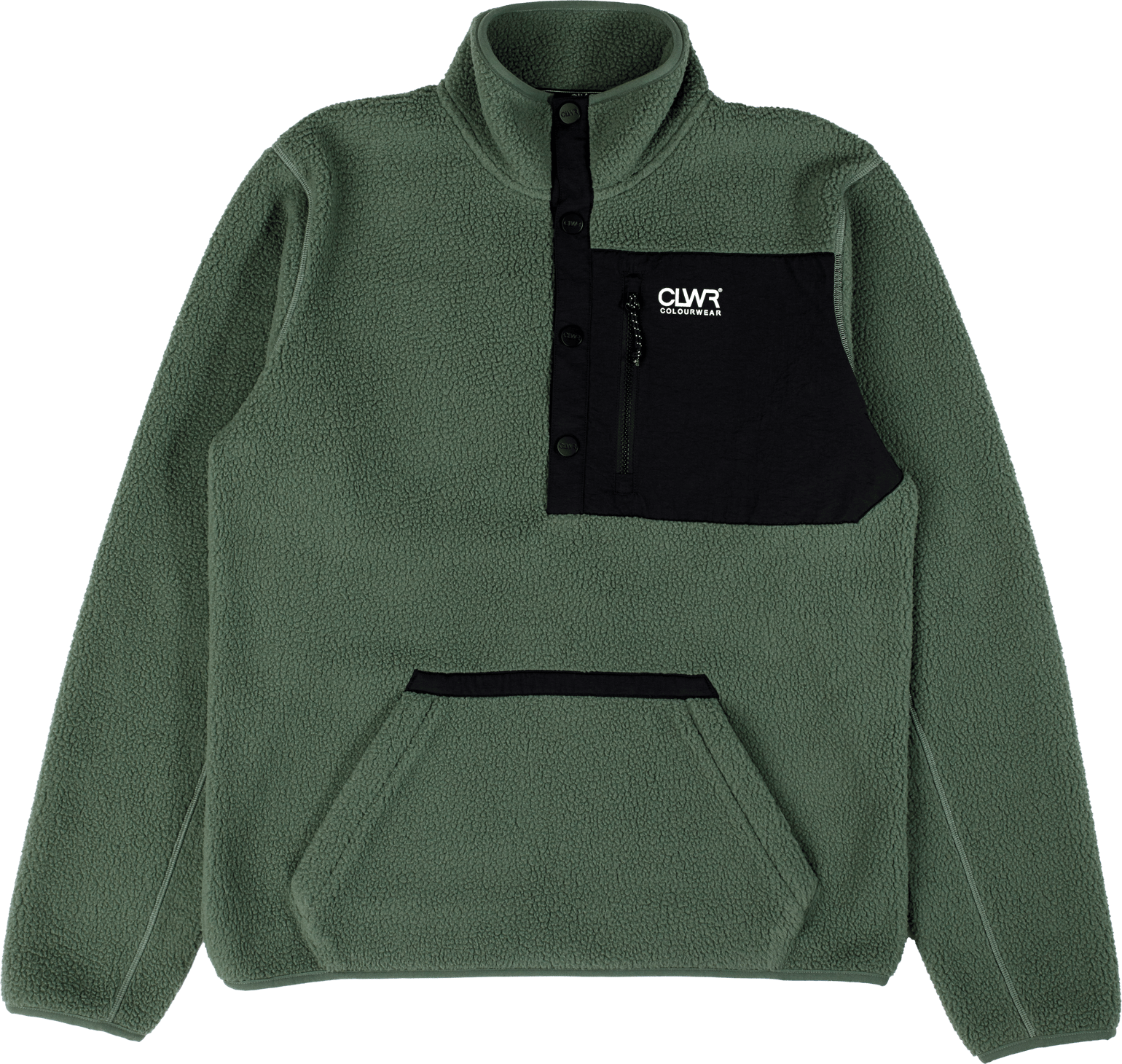 ColourWear Men's Snap Pile Dark Sage