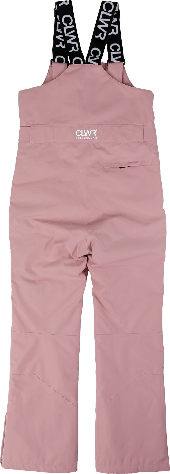 ColourWear Women Slash Bib Pants Dark Rose ColourWear