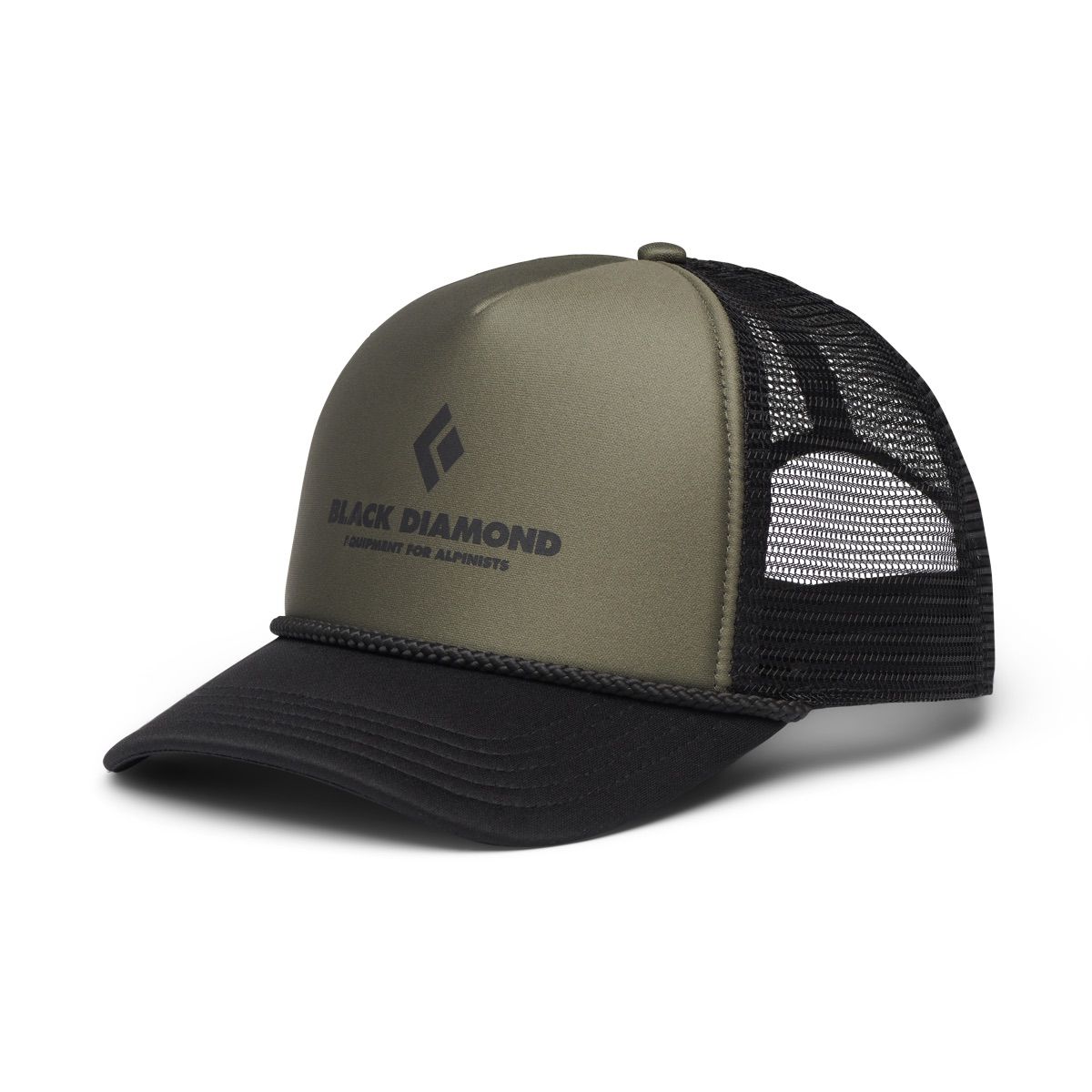 Black Diamond Flat Bill Trucker Hat Tundra-Black Eqpmnt For Alpnst