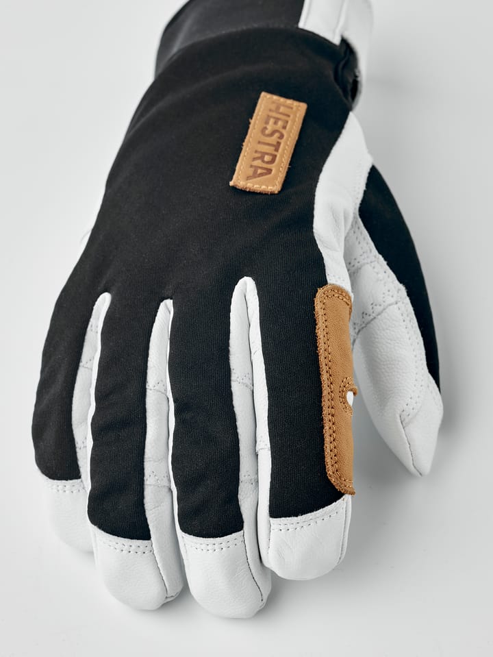 Hestra Ergo Grip Active Wool Terry - 5 Finger Black/Off White Hestra