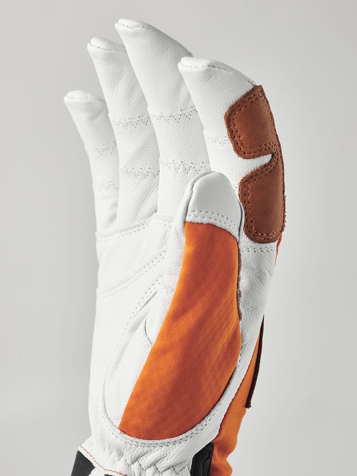 Hestra Ergo Grip Active Wool Terry - 5 Finger Orange/Off White Hestra