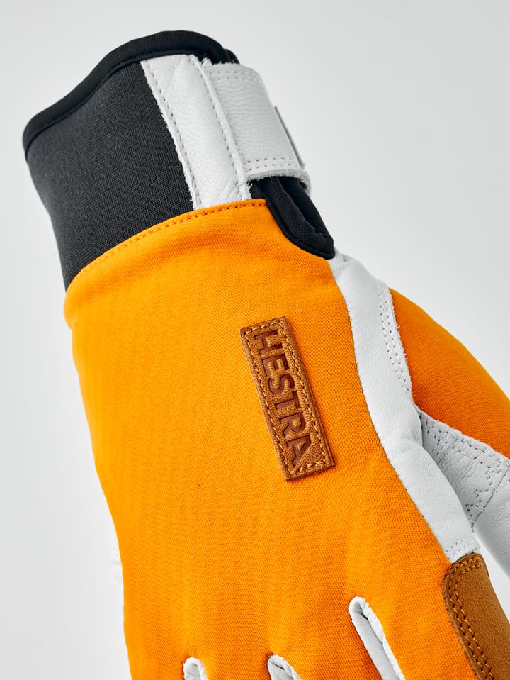 Hestra Ergo Grip Active Wool Terry - 5 Finger Orange/Off White Hestra