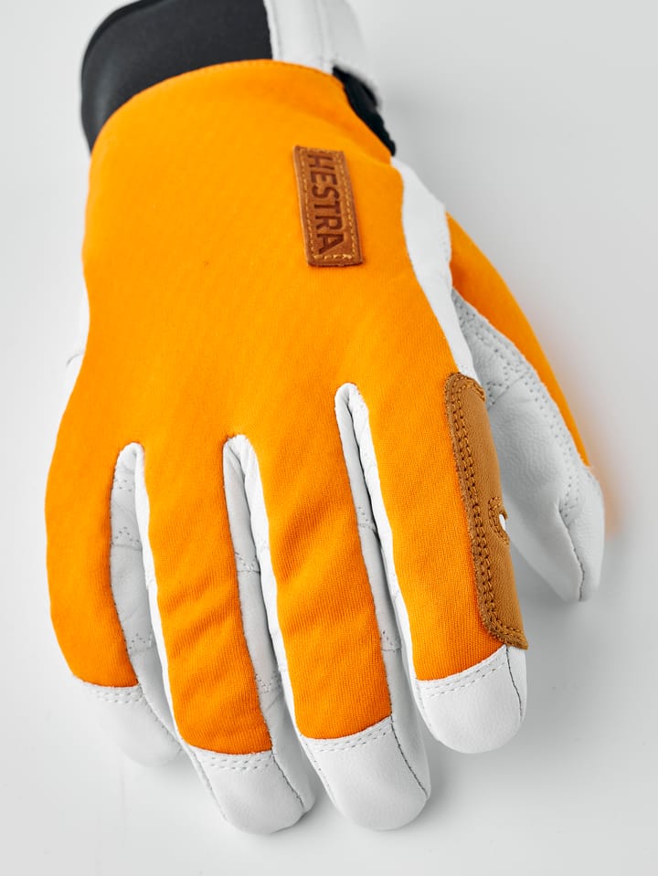 Hestra Ergo Grip Active Wool Terry - 5 Finger Orange/Off White Hestra