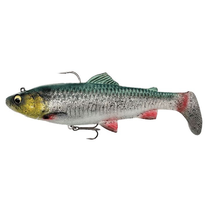 Savage Gear Savage Gear 4d Rattle Shad Trout Green Silver Savage Gear