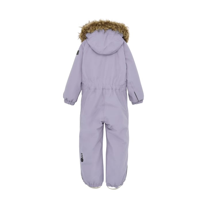 Color Kids Coverall W. Fake Fur Languid Lavender Color Kids