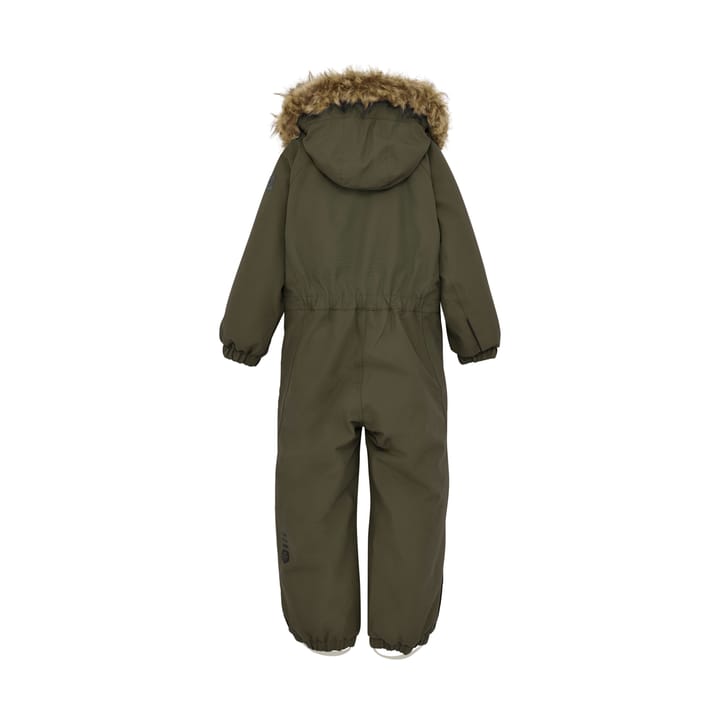 Color Kids Coverall W. Fake Fur Grape Leaf Color Kids