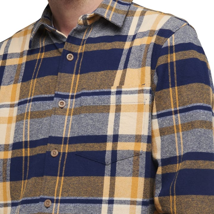 Black Diamond Men's Project Flannel Shirt Indigo-Gold Plaid Black Diamond