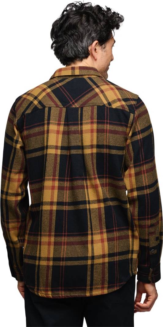 Black Diamond Men's Project Flannel Shirt Black-Flax Plaid Black Diamond