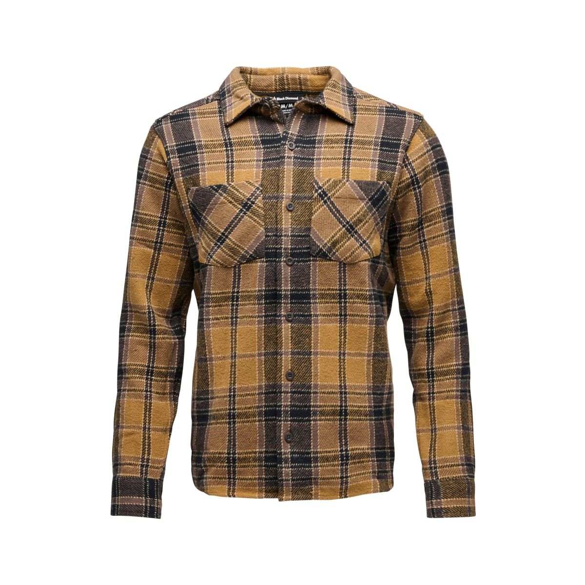 Black Diamond Men's Project Heavy Flannel Flax-Black Plaid