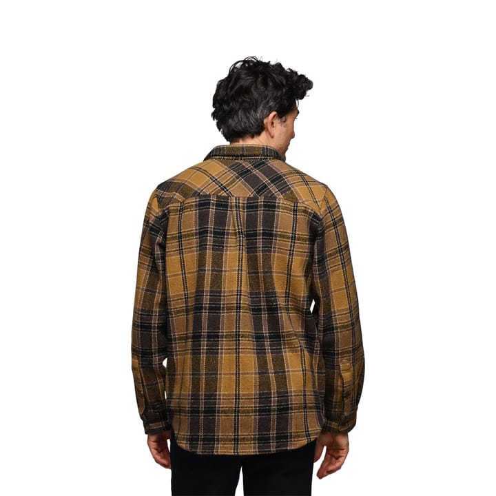 Black Diamond Men's Project Heavy Flannel Flax-Black Plaid Black Diamond