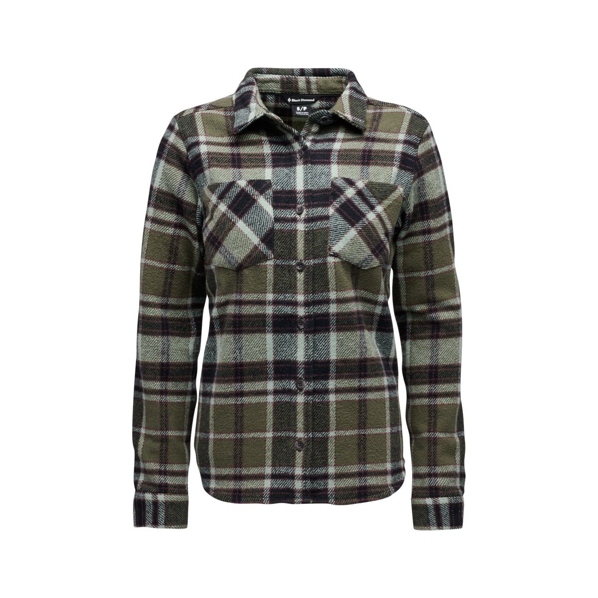 Black Diamond Women's Project Heavy Flannel Tundra-Black-Agave Plaid