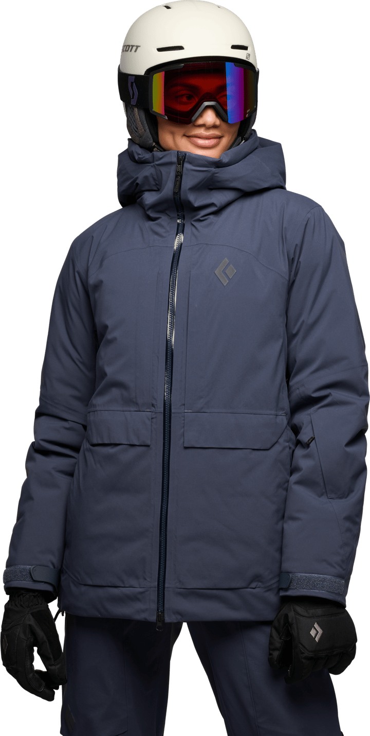 Black Diamond Women's Factor Insulated Parka Charcoal Black Diamond