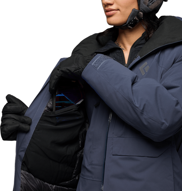 Black Diamond Women's Factor Insulated Parka Charcoal Black Diamond