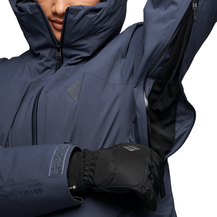 Black Diamond Women's Factor Insulated Parka Charcoal Black Diamond