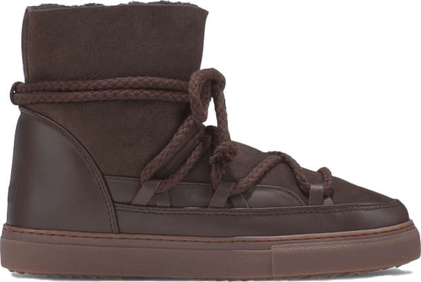 Inuikii Women's Classic Sneaker Dark Brown Inuikii