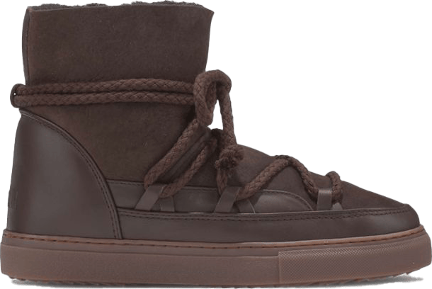 Inuikii Women's Classic Sneaker Dark Brown Inuikii