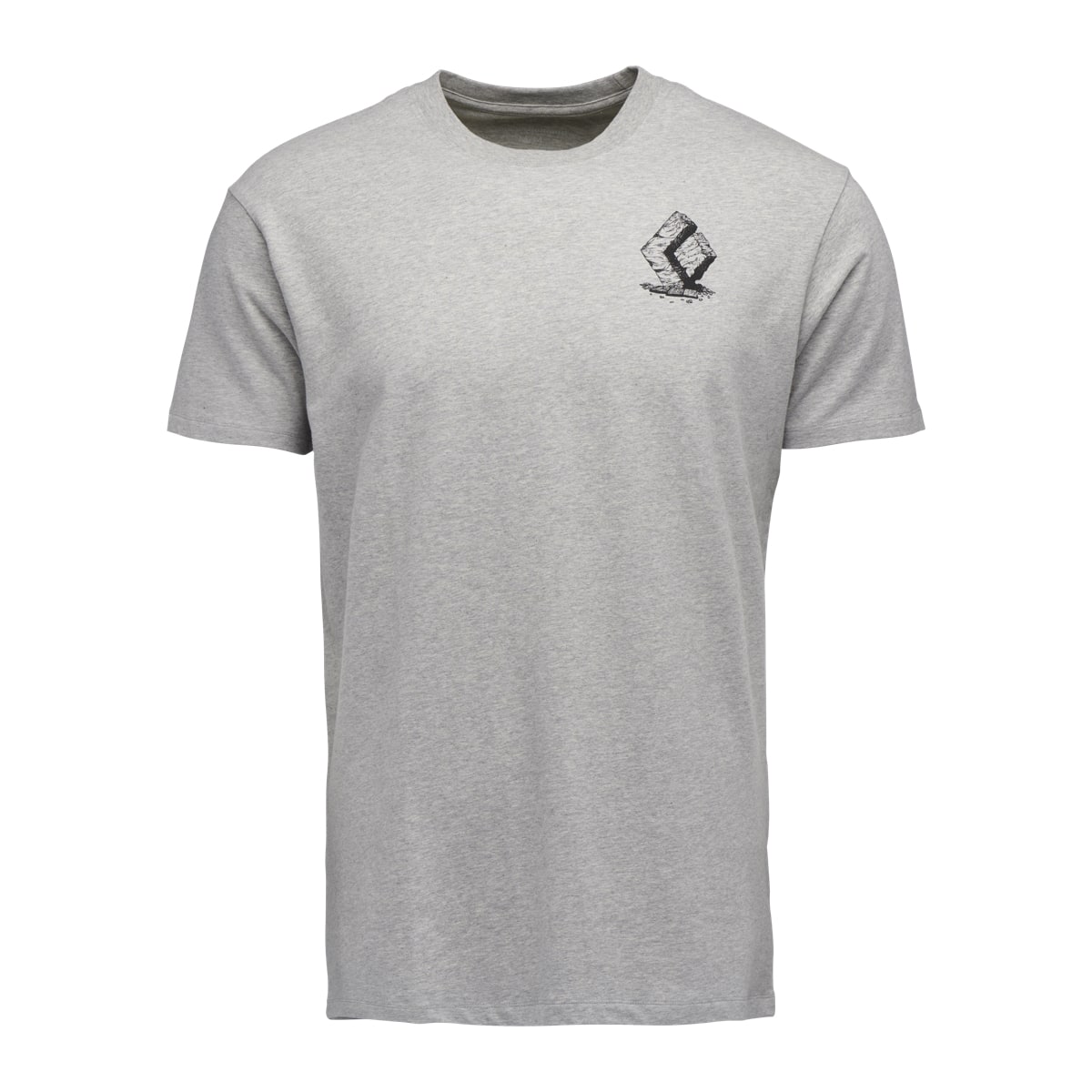 Black Diamond Men’s Boulder Shortsleeve Tee Nickel Heather